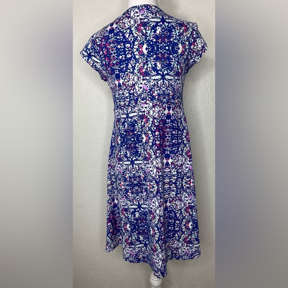 Soybu Floral Dress Athleisure Casual Summer Travel V-Neck Casual Vacation Med - Picture 9 of 12